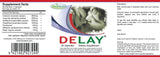 DELAY –  Anti Premature Ejaculation - Size 60 Capsules