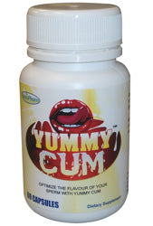YUMMY CUM  -  Semen Taste Enhancer -  Size 60 Capsules