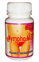 NYMPHOMAX - FEMALE LIBIDO ENHANCEMENT SUPPLEMENT - Size  60 Capsules