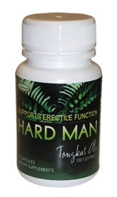 HARD MAN TONGKAT ALI - Powerful Male Enhancer - Size 60 Capsules